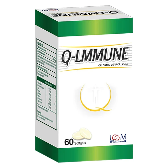Q-Immune Factor de Transferencia 45 mg 60 Cápsulas