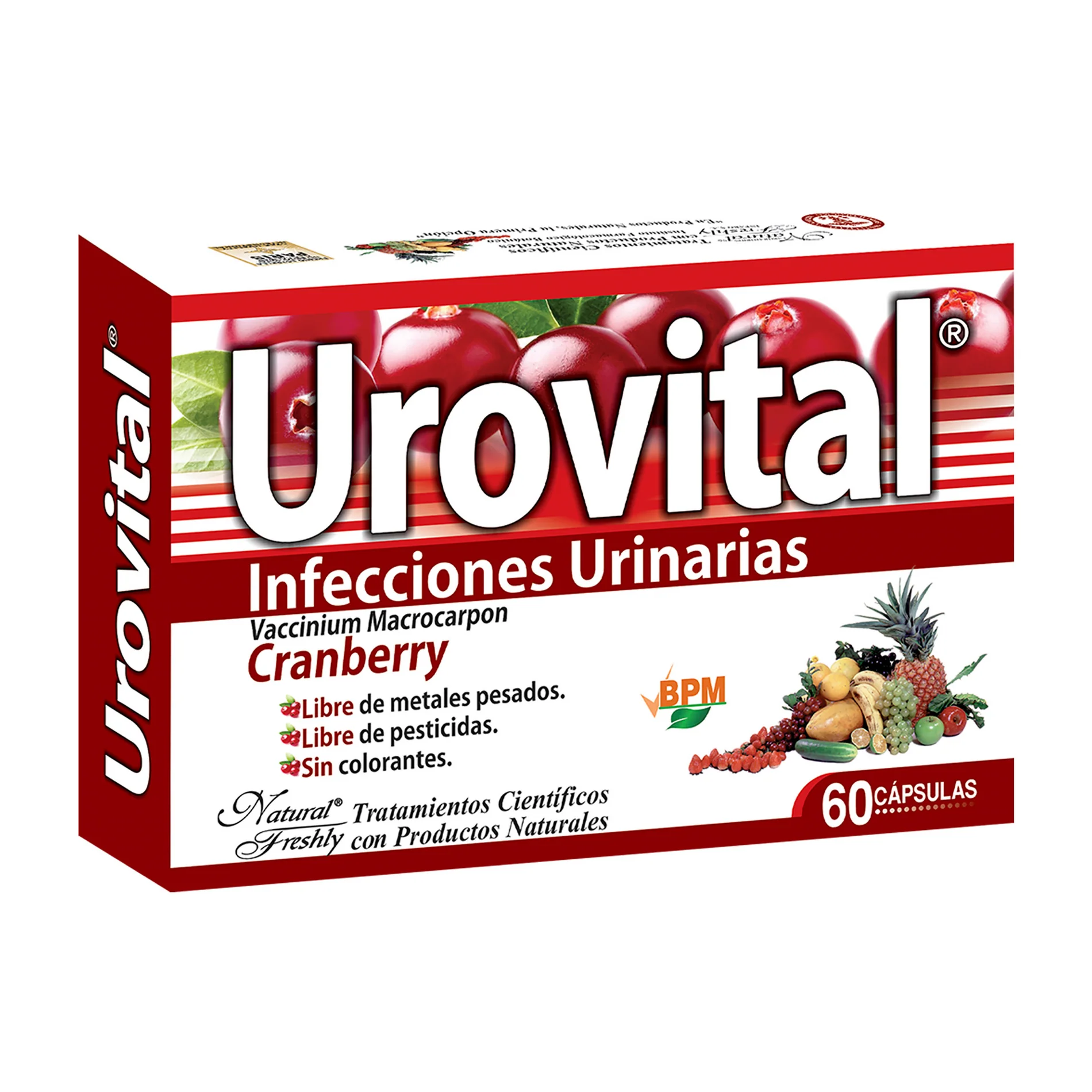 Urovital Cranberry Lister 60 Cápsulas